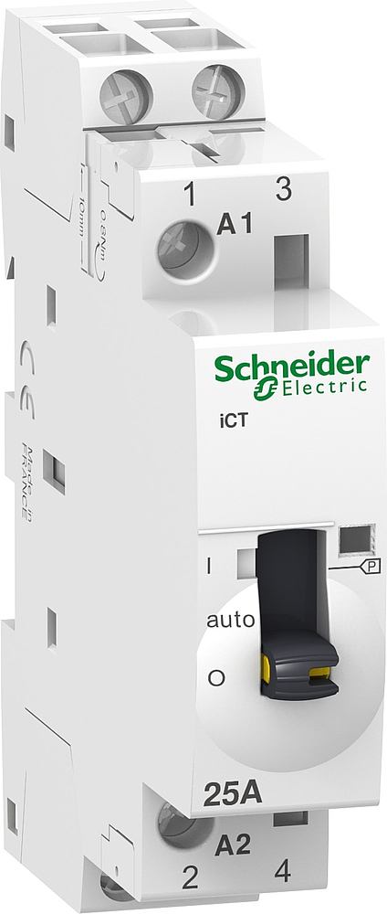 Acti9 iCT cde man 25A 2NO 240V